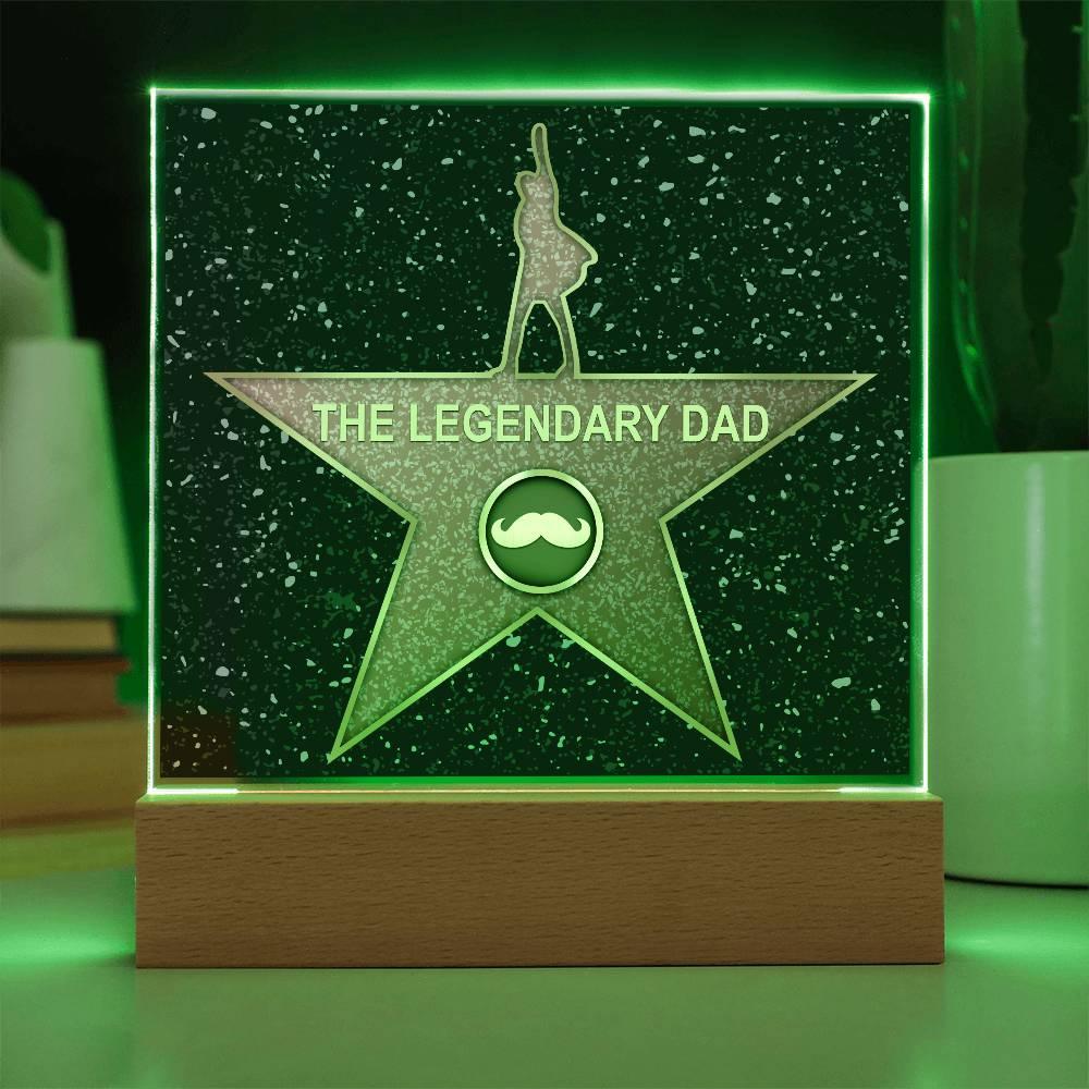 Dad Gift - The Legendary Superhero Acrylic Plaque - Mallard Moon Gift Shop