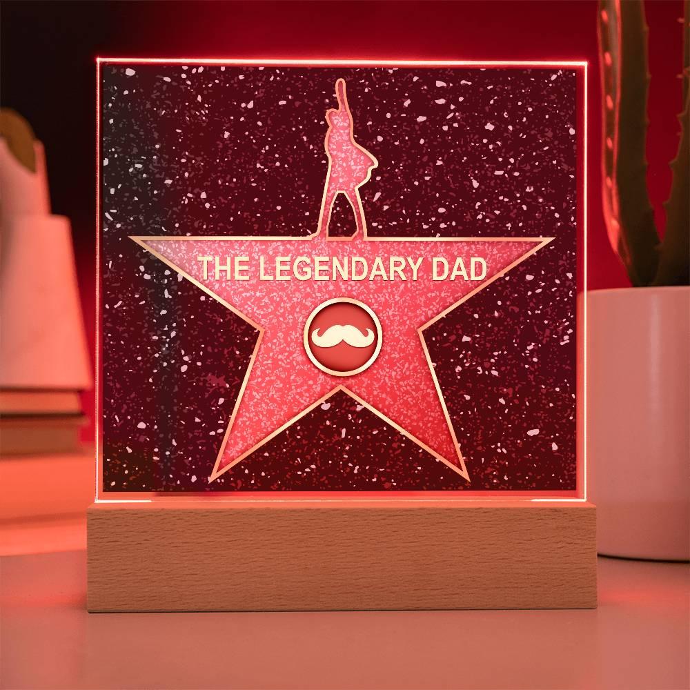 Dad Gift - The Legendary Superhero Acrylic Plaque - Mallard Moon Gift Shop