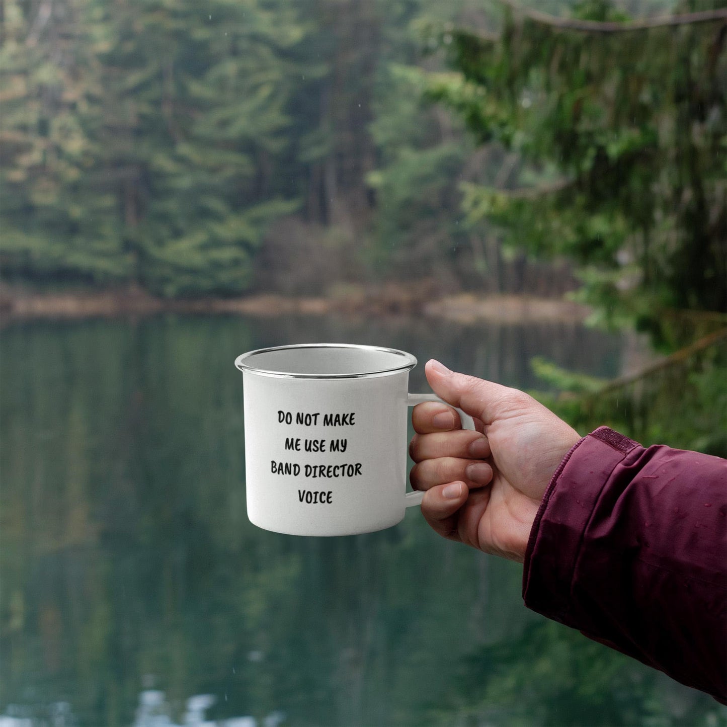 Do Not Make Me Use My Band Director Voice Funny Band Director Camping Mug – Gift for Music Teachers, Conductors & Band Geeks - Mallard Moon Gift Shop