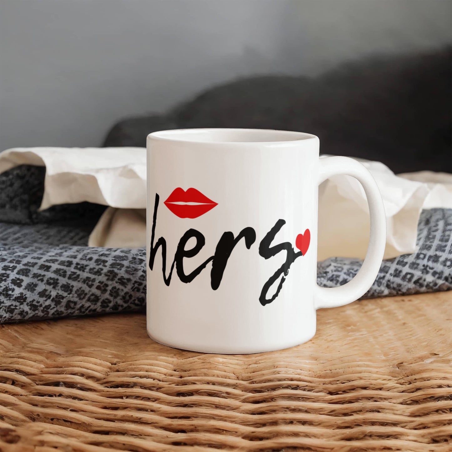 Her Love Mug – Ceramic Coffee Cup (11oz/15oz) Perfect for Romantic Occasions - Mallard Moon Gift Shop