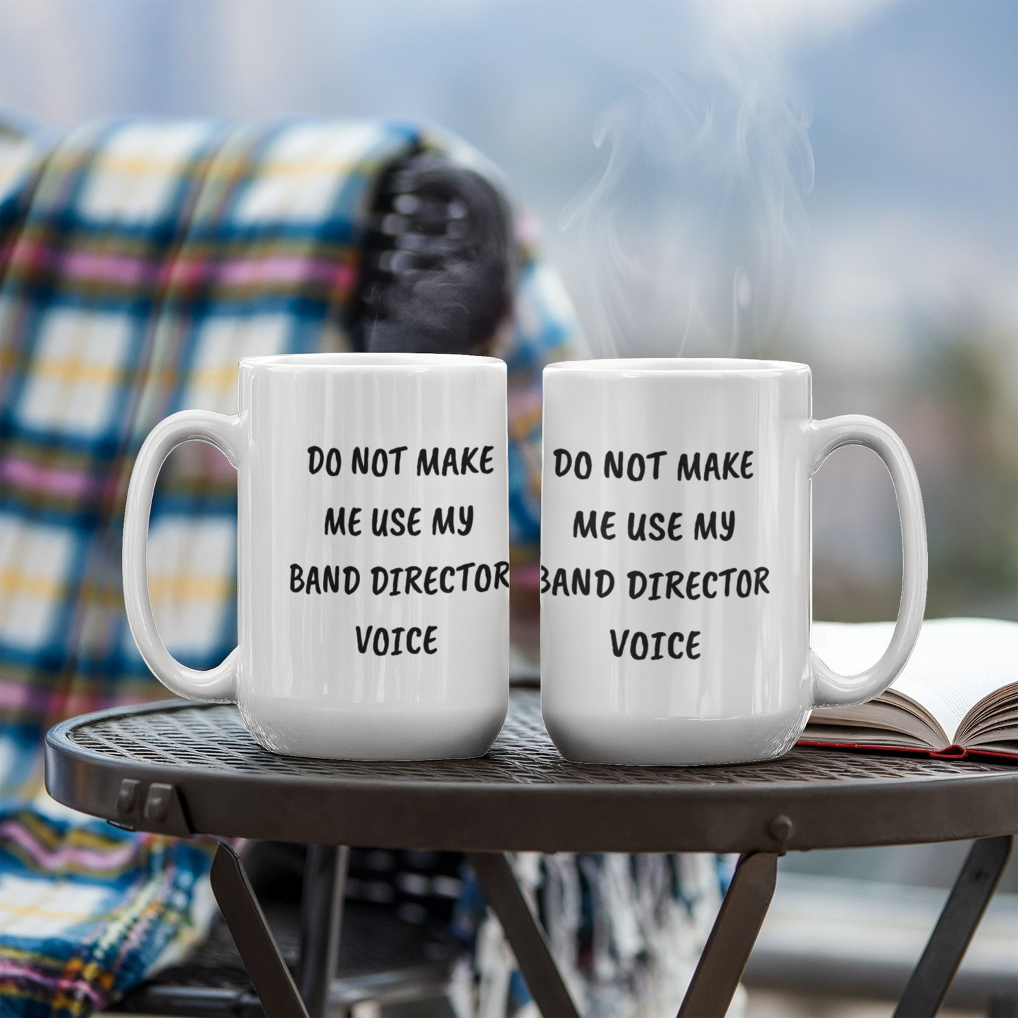 Do Not Make Me Use My Band Director Voice Funny Band Director Coffee Mug – Gift for Music Teachers, Conductors & Band Geeks - Mallard Moon Gift Shop