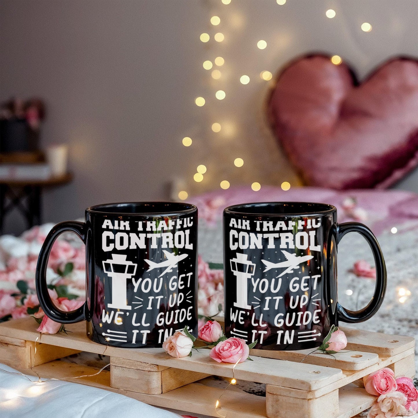 Funny Air Traffic Controller Coffee Mug – You Get It Up, We'll Guide It In– Aviation-Themed Pilot & ATC Gift - Mallard Moon Gift Shop