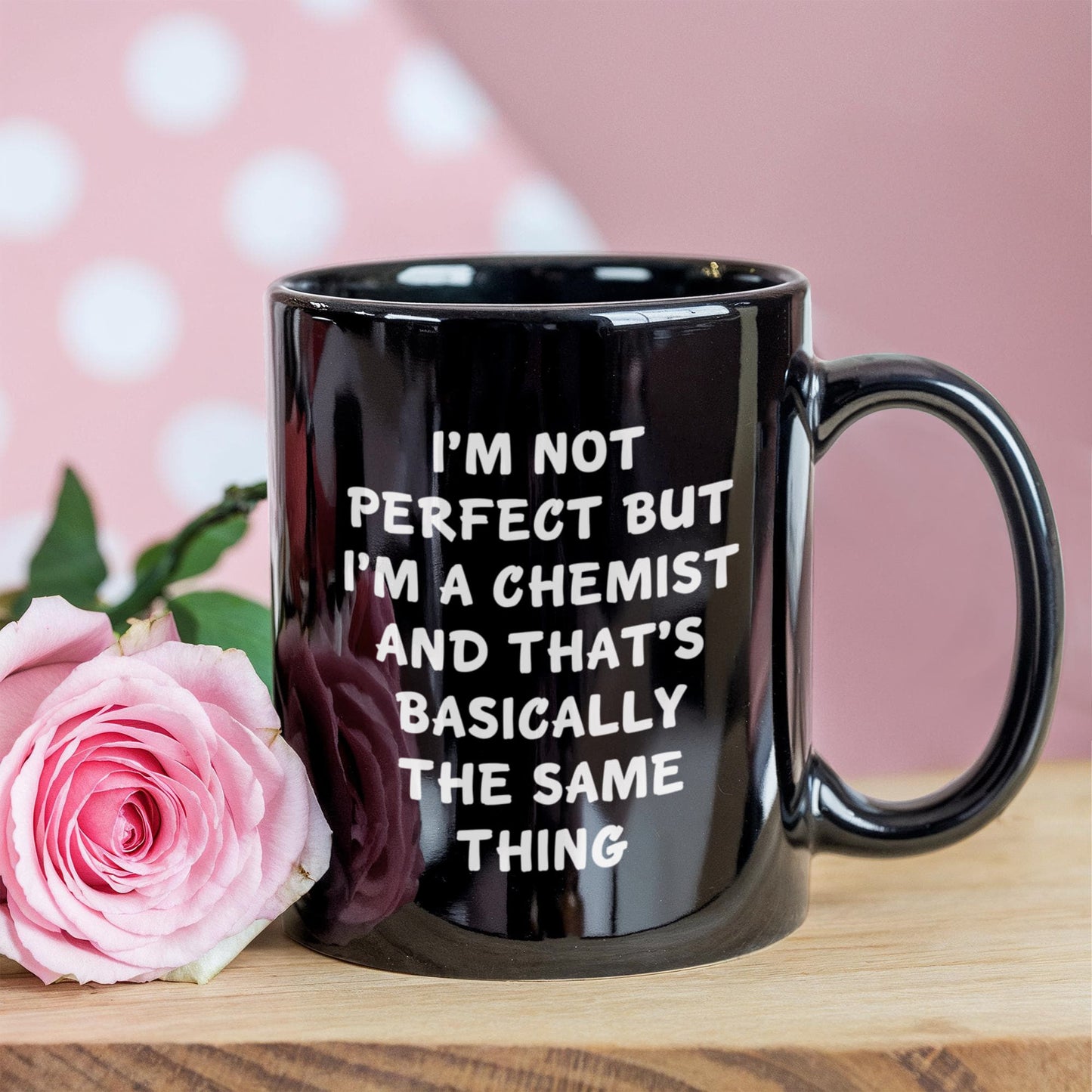 Feel Like a Pro with This Funny Chemist Black Coffee Mug for Graduation, Gifts from Friends to Chemistry Lovers for Unique and Personalized Present