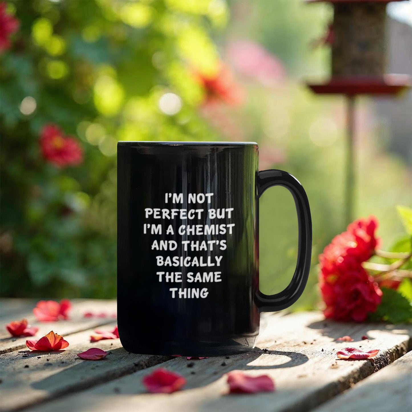 Feel Like a Pro with This Funny Chemist Black Coffee Mug for Graduation, Gifts from Friends to Chemistry Lovers for Unique and Personalized Present