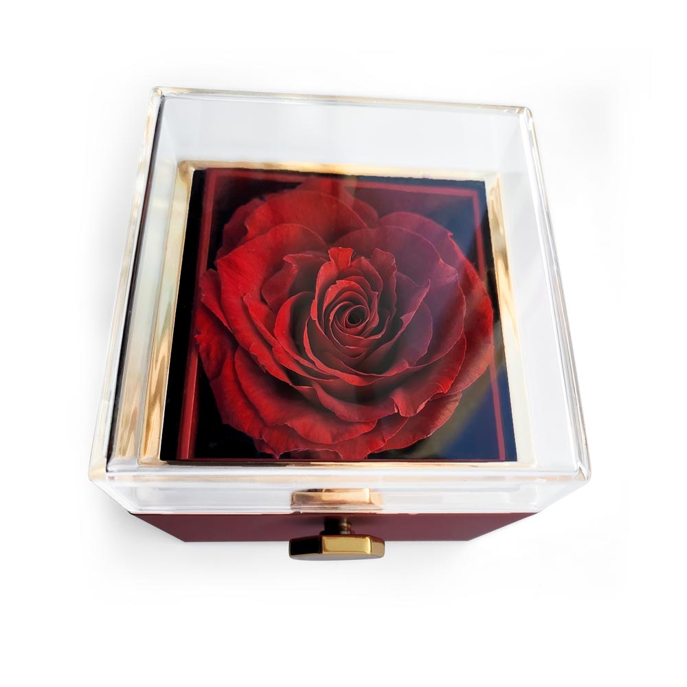 To My Dear Mother - The Bond We Share - Love Knot Necklace with Rose Gift Box