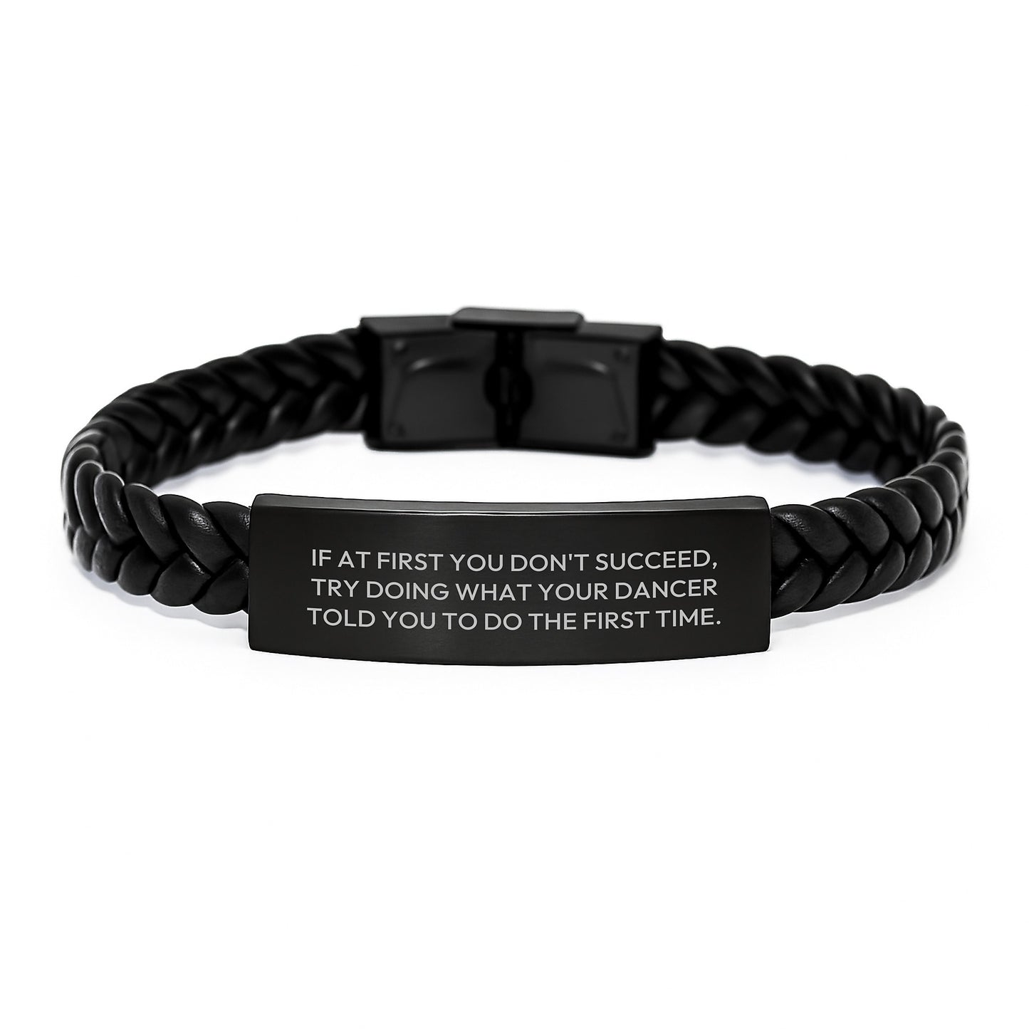 Funny Dancer Gifts from Friends Unique Interlaced Leather Bracelet for Dancer Christmas Unique Gifts - Image 1
