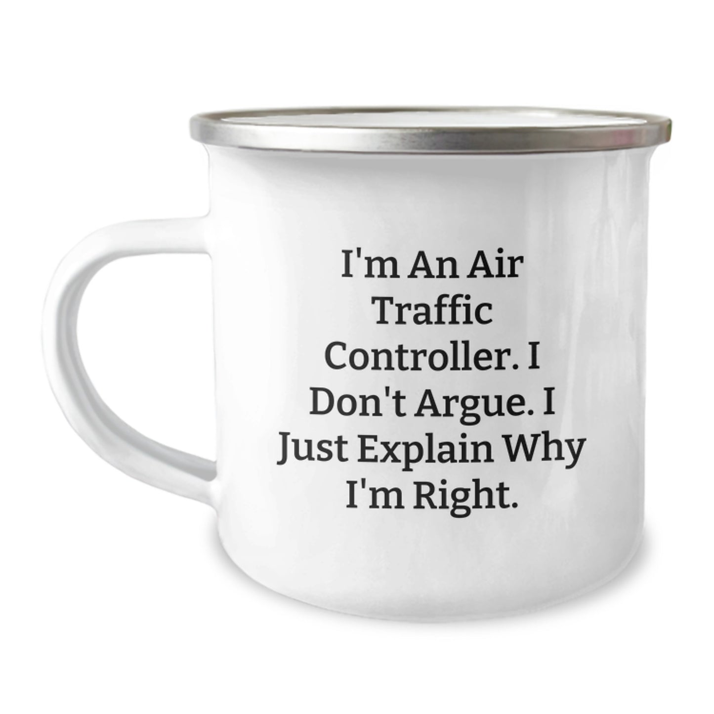 Funny Air Traffic Controller Gifts from Friends, Unique Christmas Unique Gifts for Air Traffic Controller, Inspirational Camping Mug - Image 1