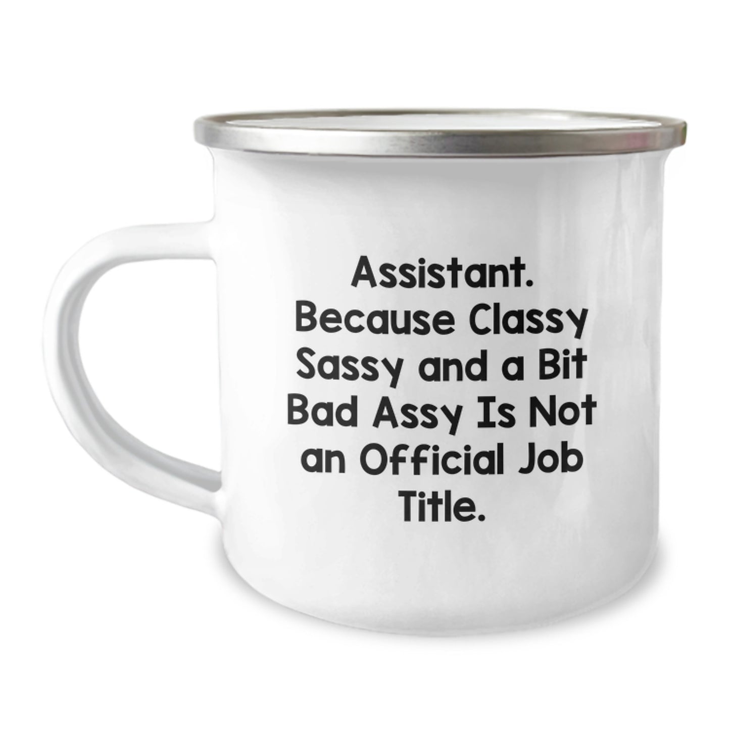 Funny Assistant Gifts for Men, Unique Camping Mug for Assistant, Christmas Unique Gifts - Image 1