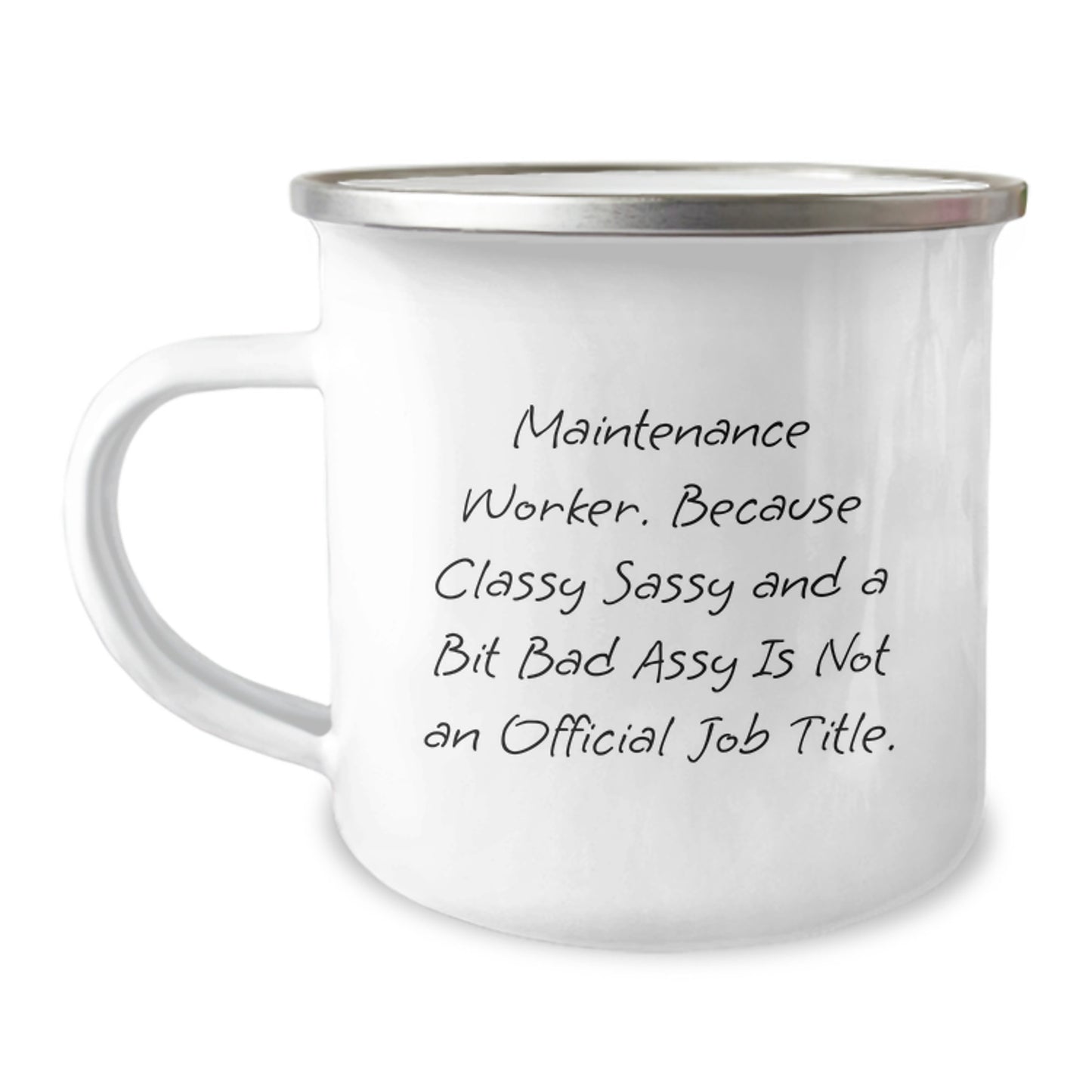 Funny Maintenance Worker Gifts for Him - Sassy Humor Christmas Unique Mug with Quote - Gifts from Men to Friends - Image 1