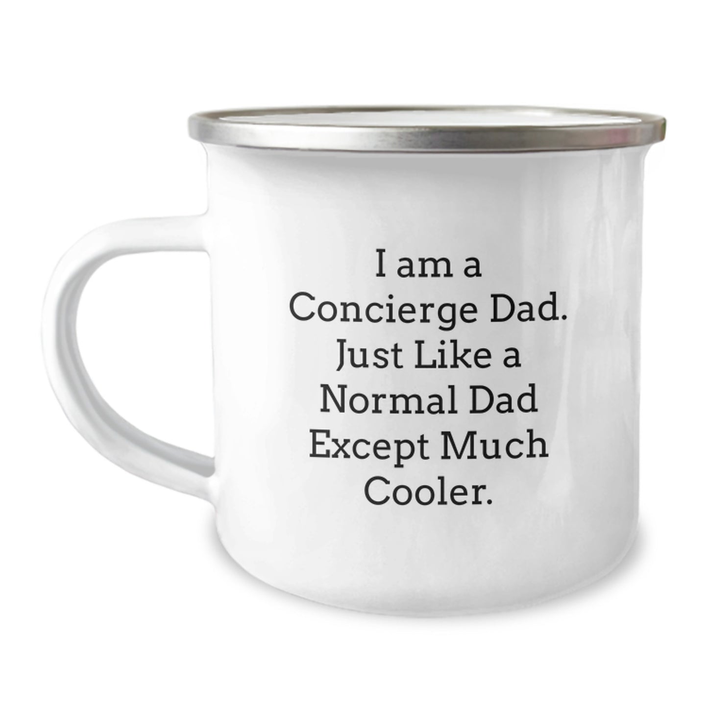 Funny Concierge Gifts for Men - I Am A Concierge Dad Funny Camping Mug, Christmas Unique Gifts from Family - Image 1