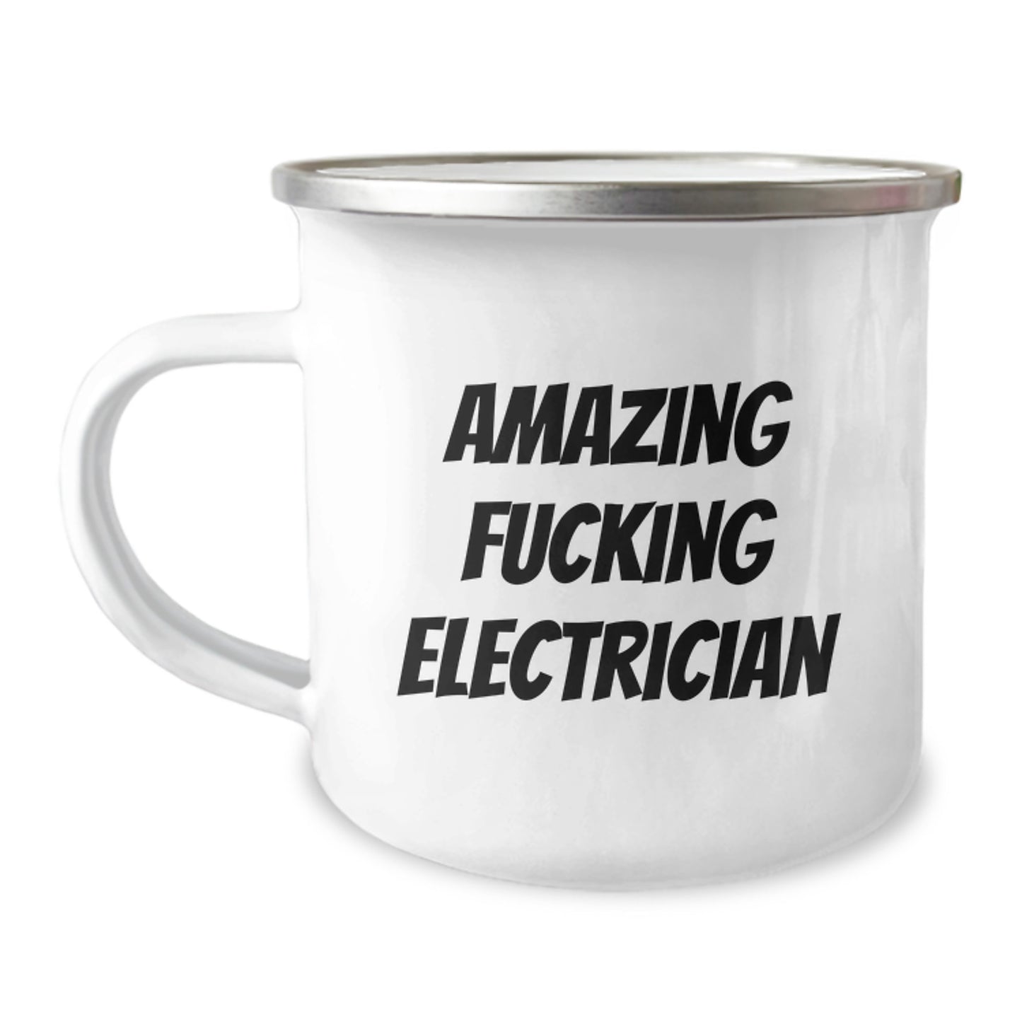Funny Electrician Gifts, Amazing Electrician Mug for Camping, Unique Christmas Unique Gifts from Friends to Electrician - Image 1