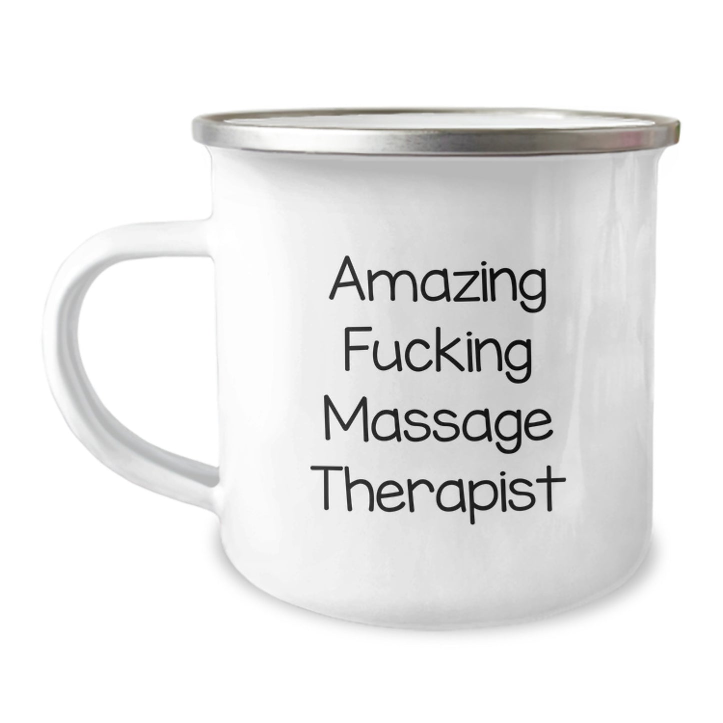 Funny 'Amazing F--king Massage Therapist' Gifts for Her from Men - Unique Massage Therapist Christmas Unique Gifts - Image 1