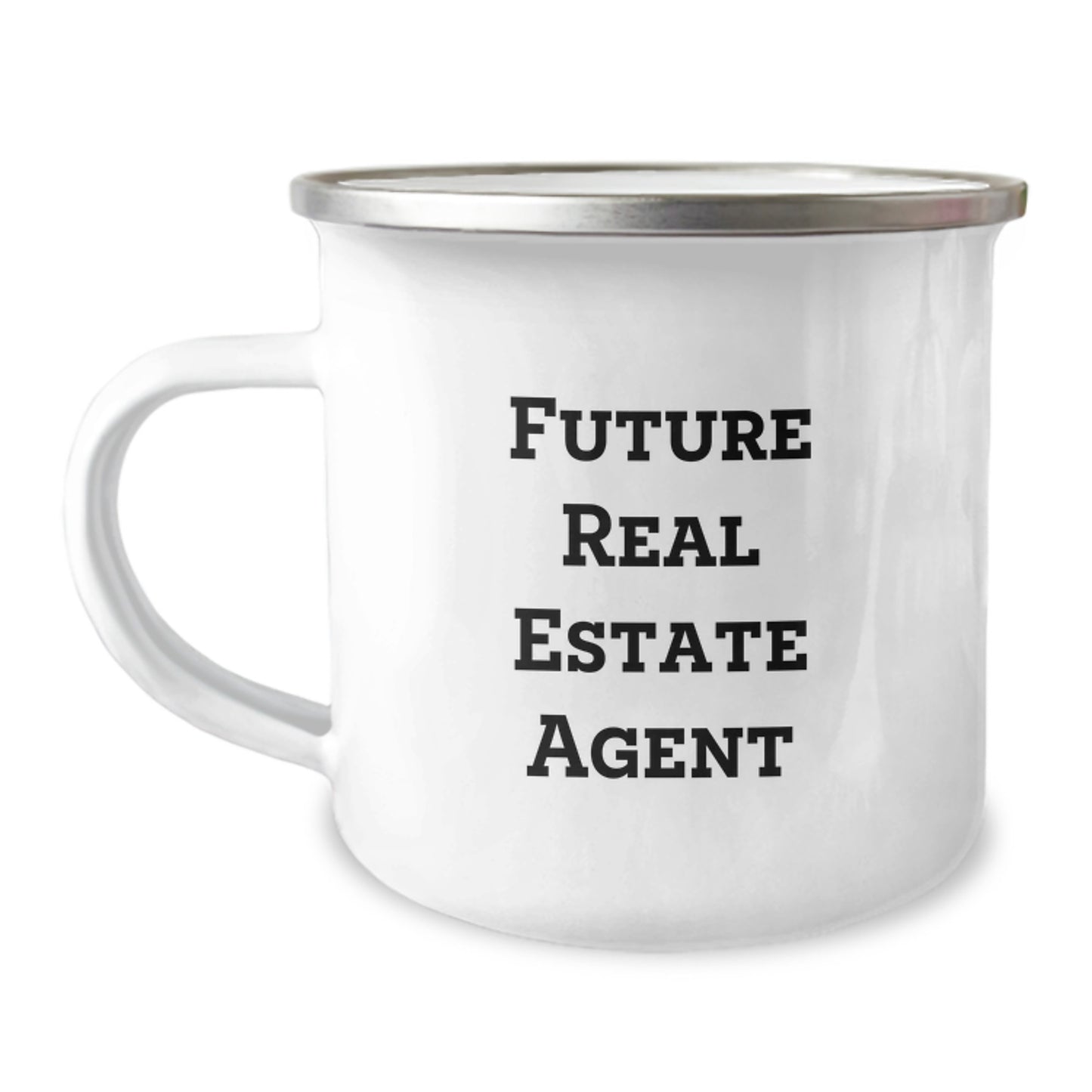 Funny Real Estate Agent Camping Mug Gifts from Friends for Men, Unique Christmas Memorable Presents - Image 1