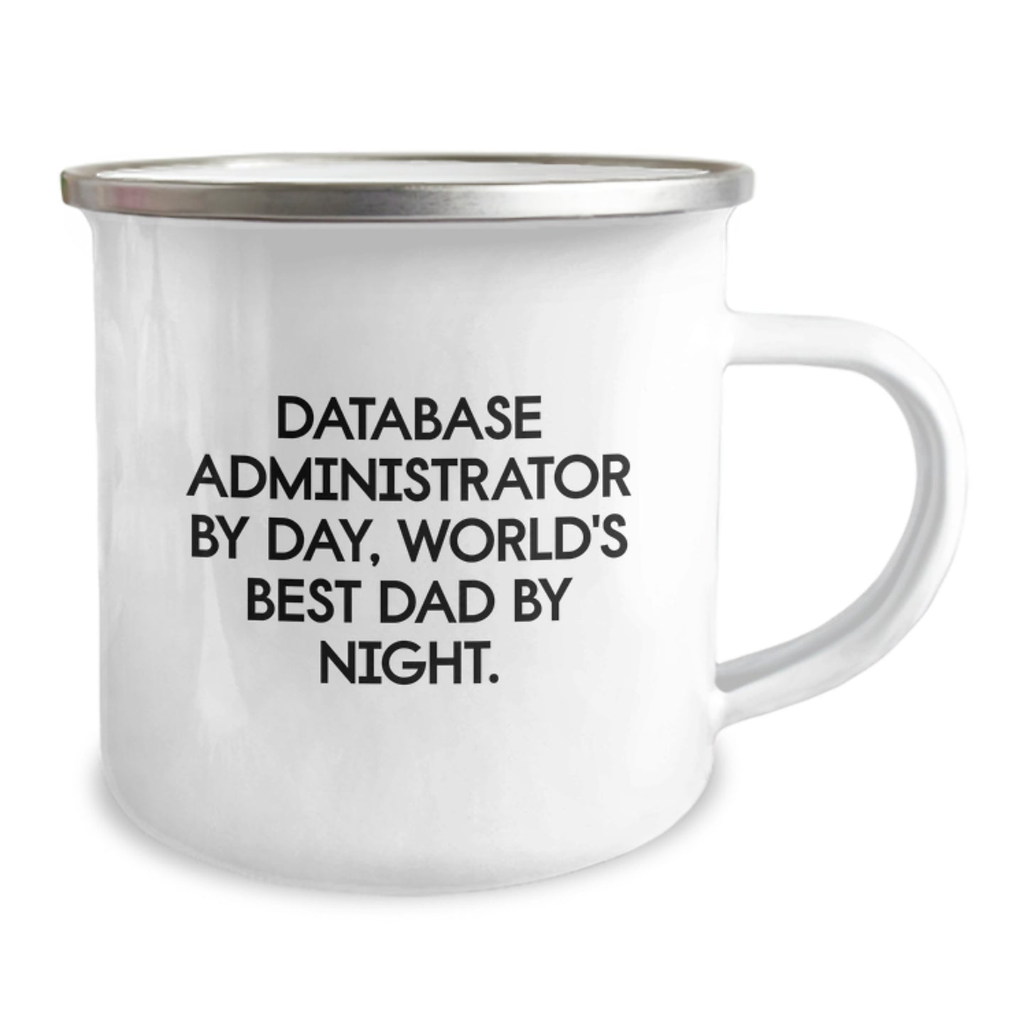 Funny Database Administrator Gifts, World's Best Dad By Night, Camping Mug for Birthday, Gifts from Dad to Database Administrator - Image 2