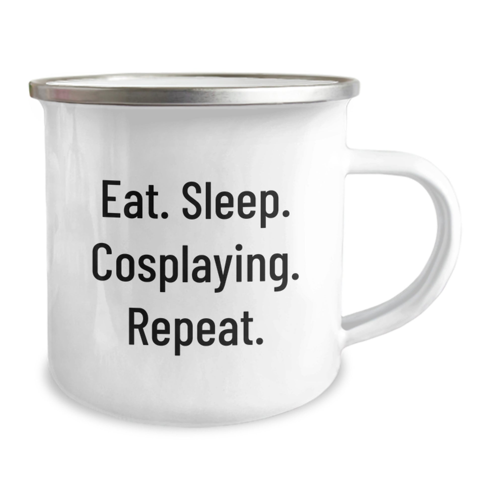 Cosplaying Gifts for Men, Funny Camping Mug, Eat. Sleep. Cosplaying. Repeat., Graduation Gifts from Friends - Image 2