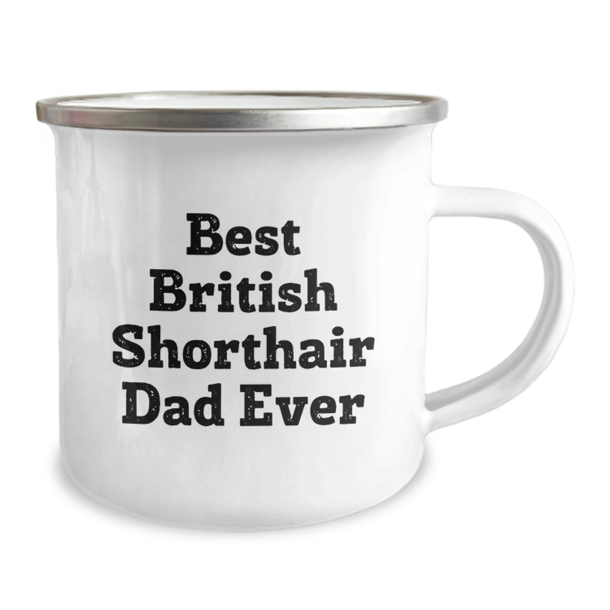British Shorthair Cat Dad Ever Funny Gifts for Men from Friends on Graduation Unique Gifts - Image 2