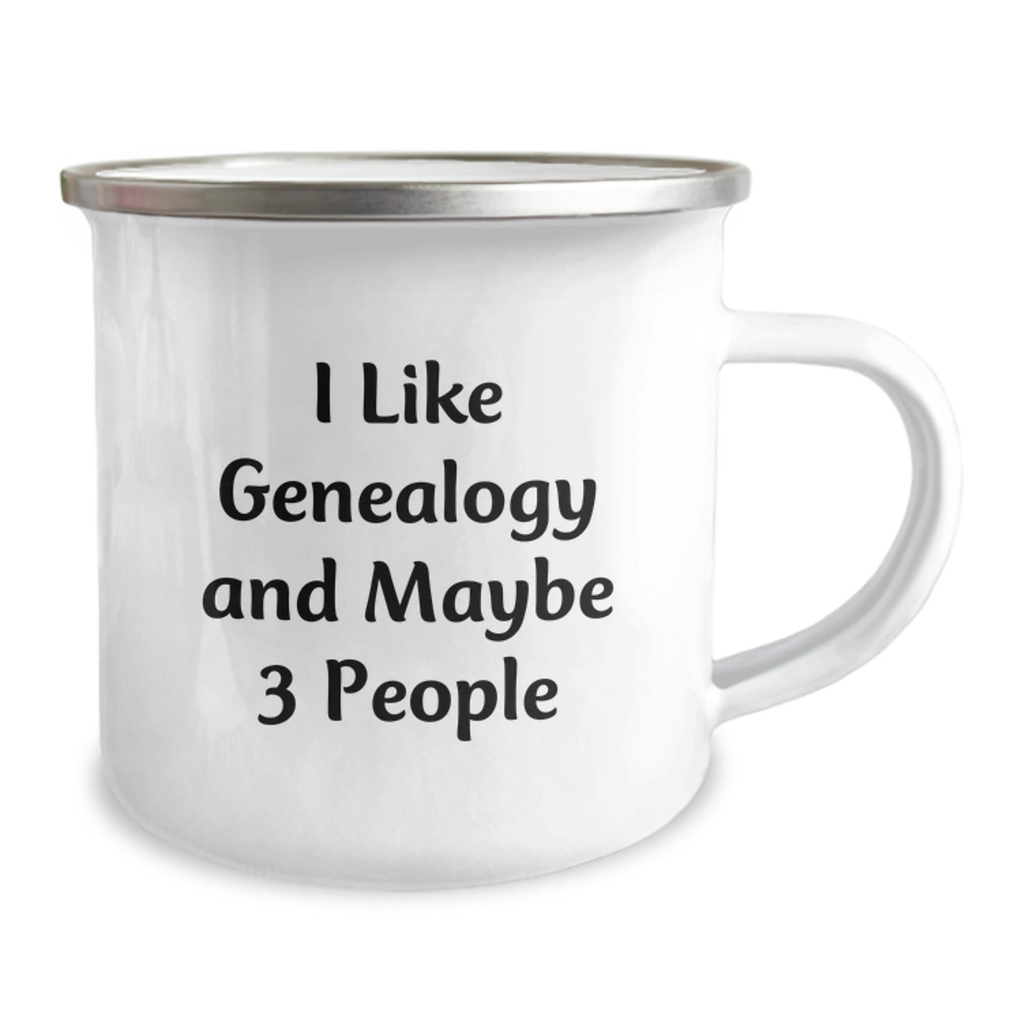 Genealogy Gifts for Genealogy Enthusiasts, Funny Camping Mug Gifts from Family, I Like Genealogy And Maybe 3 People Christmas Unique - Image 2