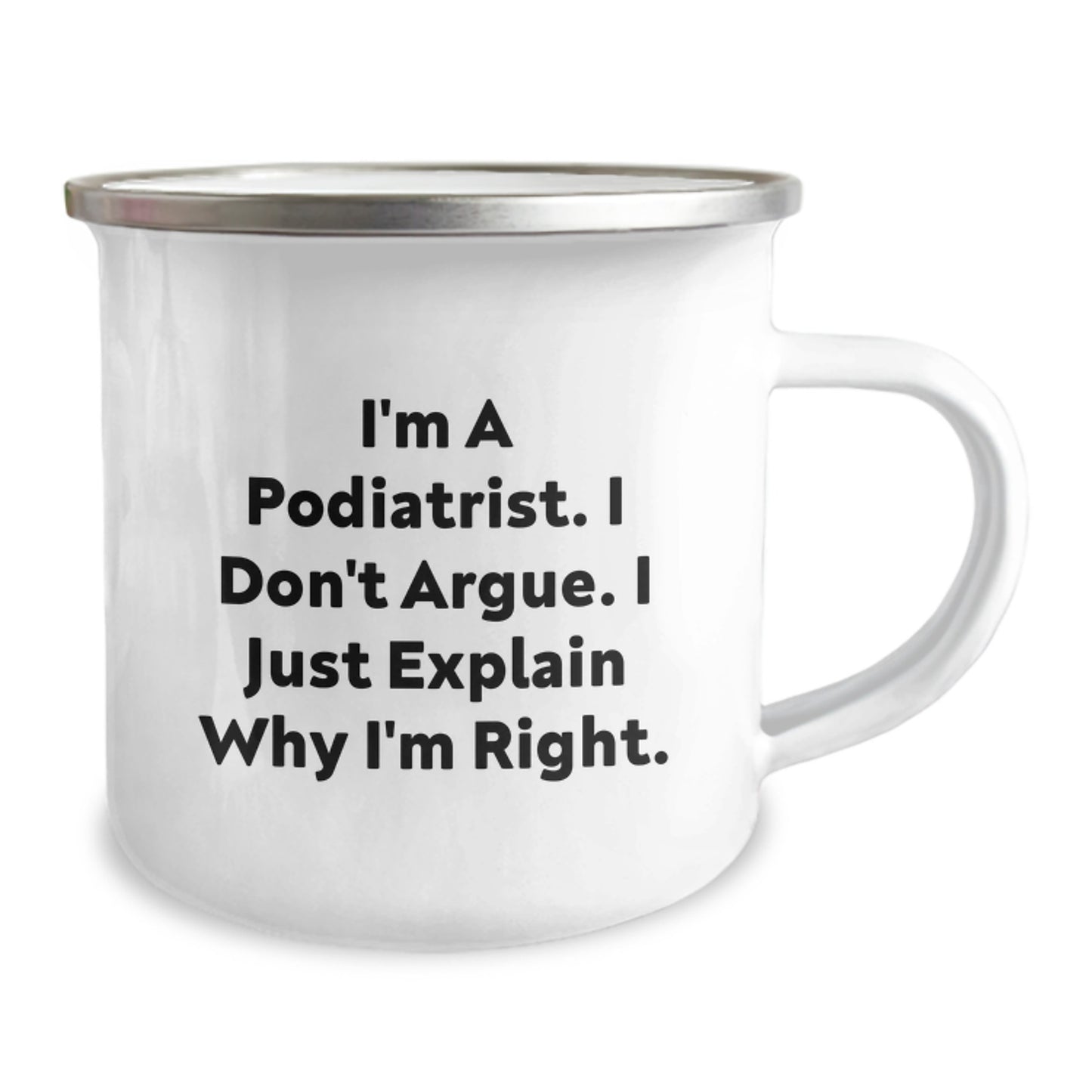 Funny Podiatrist Gifts for Men, Camping Mugs from Friends, Christmas Unique Funny Quotes - Image 2