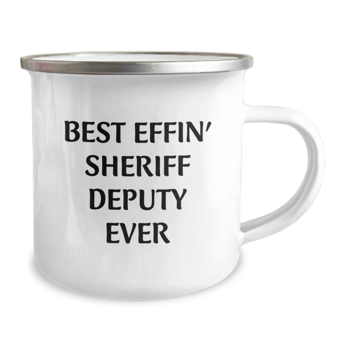 Funny Sheriff Deputy Gifts for Men - Best Effin' Ever Camping Mug, Unique Christmas Unique Gifts from Friends - Image 2
