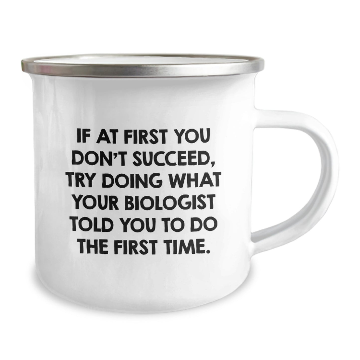 Funny Biologist Gifts from Friends for Men on Christmas Unique Ideas Camping Mug - Image 2