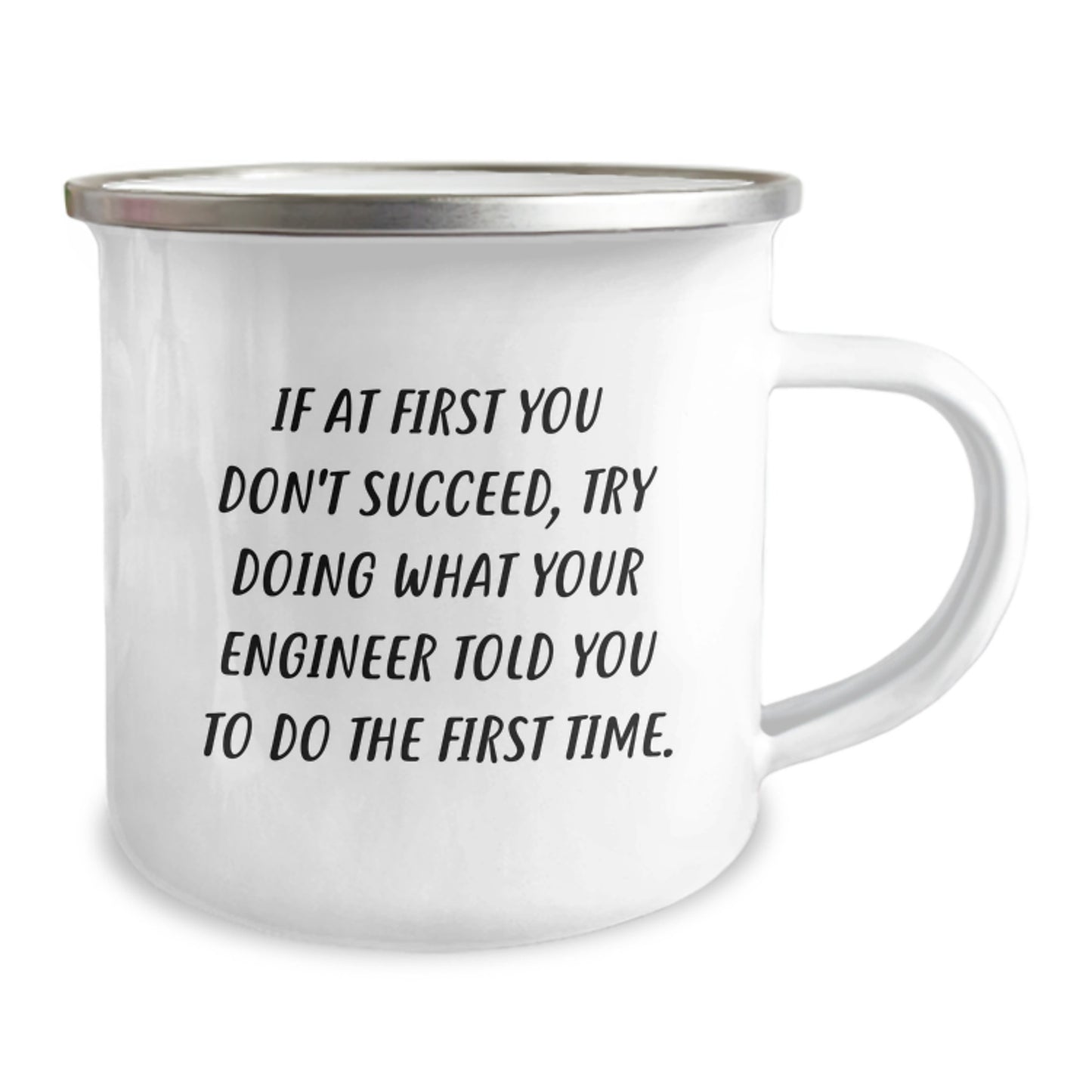 Funny Engineer Gifts from Family - Christmas Unique Gifts for Engineer Men - Camping Mug with If 'Your Engineer Told You So' Quote - Image 2