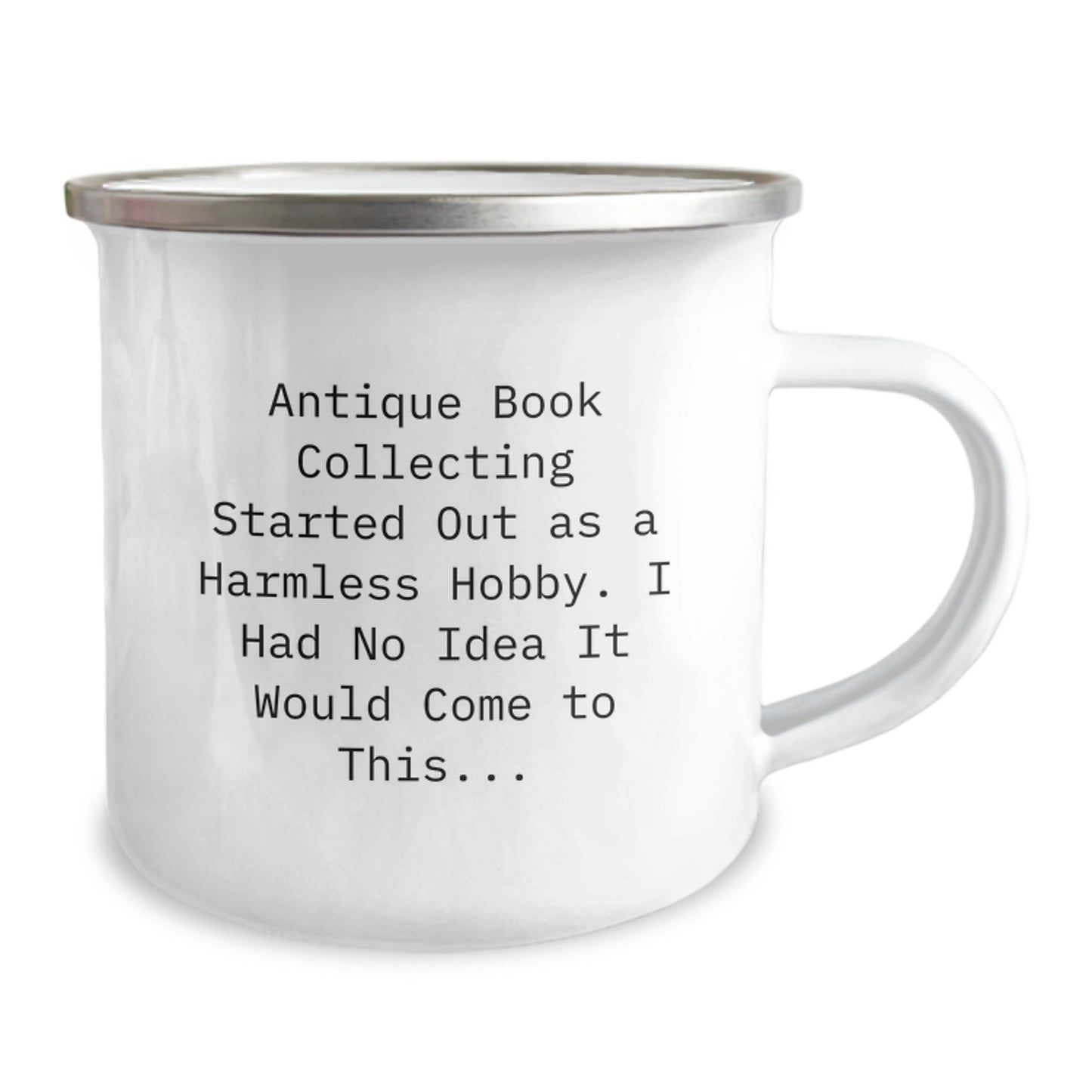 Unique Gifts for Antique Book Collecting Enthusiasts - Funny Camping Mug from Friends, Christmas Unique Gifts for Men - Image 2