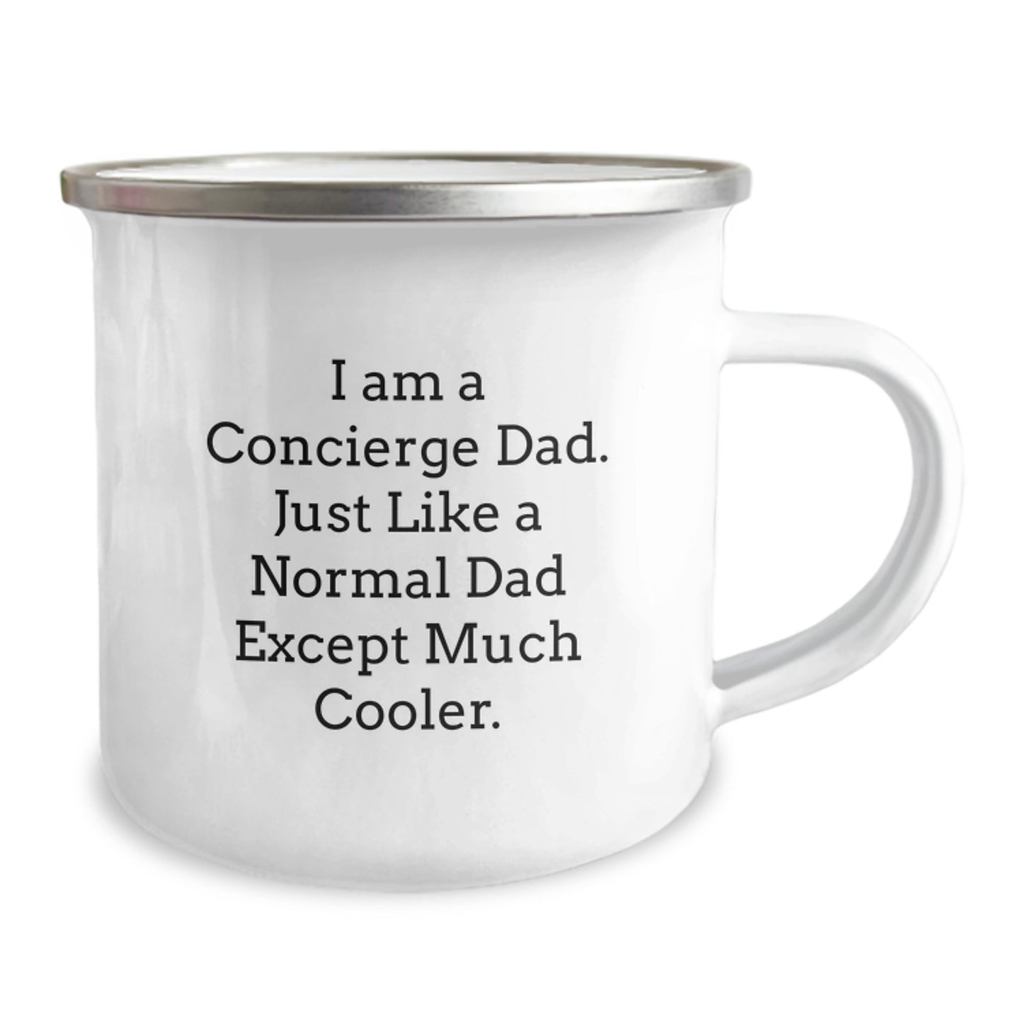 Funny Concierge Gifts for Men - I Am A Concierge Dad Funny Camping Mug, Christmas Unique Gifts from Family - Image 2