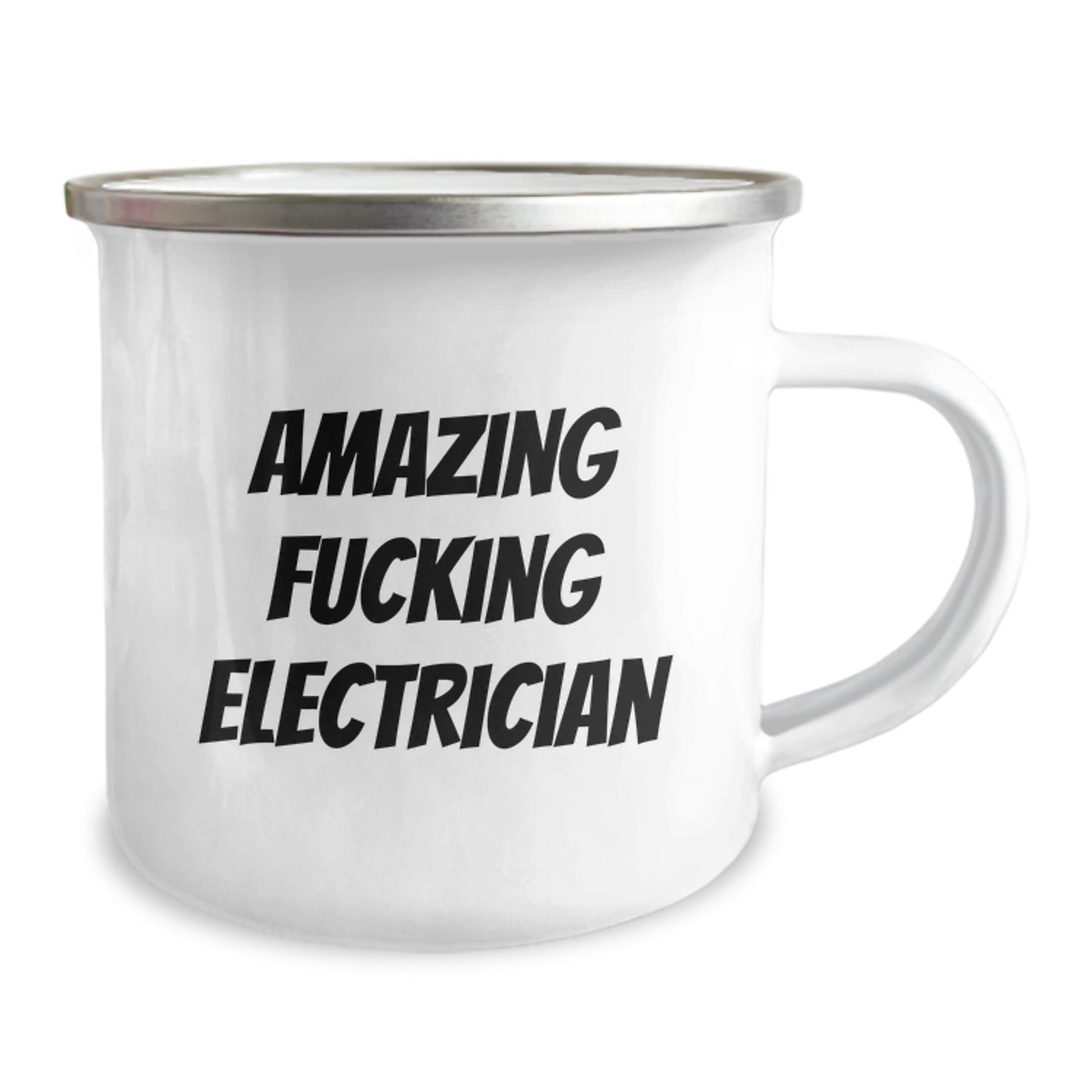 Funny Electrician Gifts, Amazing Electrician Mug for Camping, Unique Christmas Unique Gifts from Friends to Electrician - Image 2