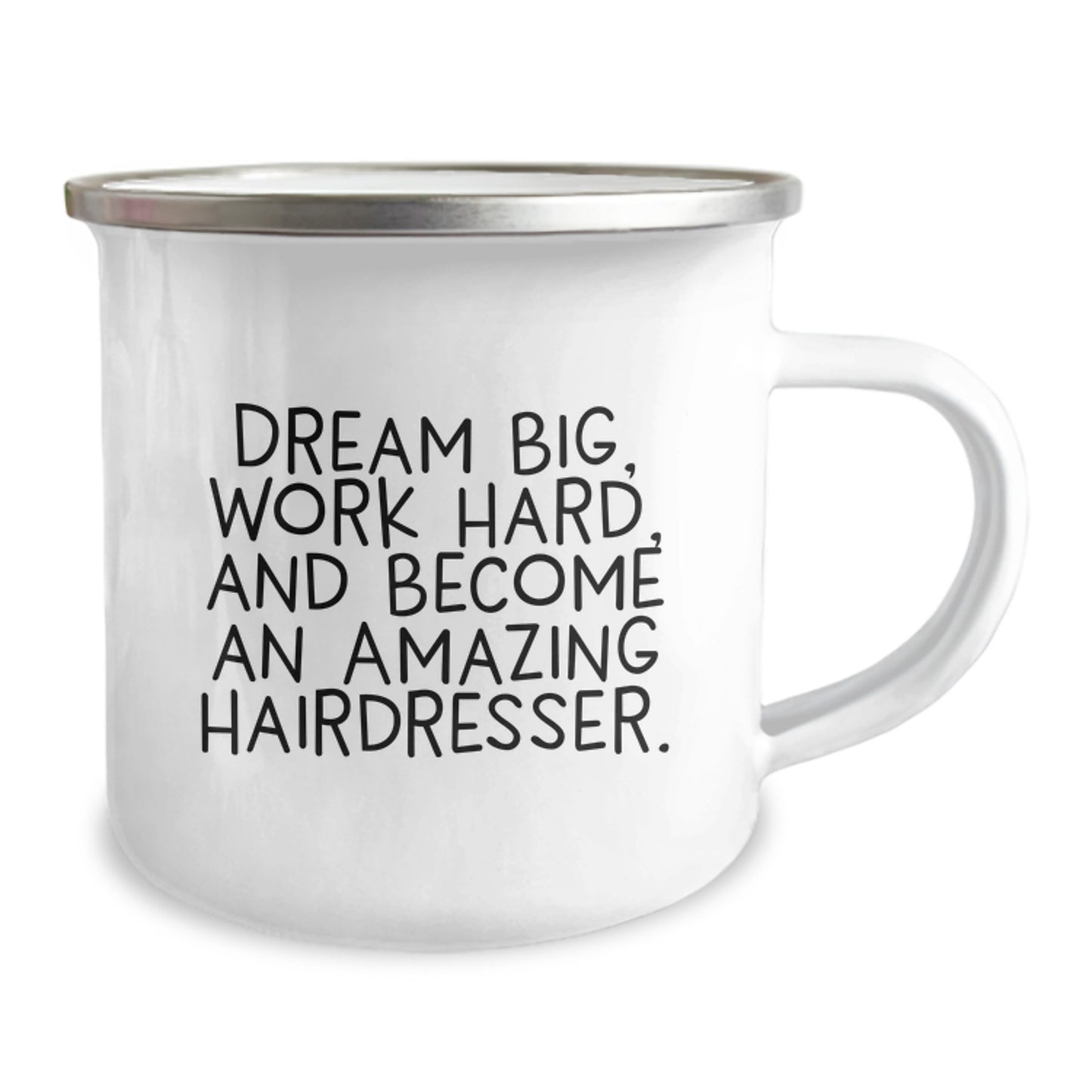 Hairdresser Inspirational Gifts, Become an Amazing Hairdresser, Funny Camping Mug, Gifts from Friends, Birthday Unique Gifts for Hairdresser - Image 2