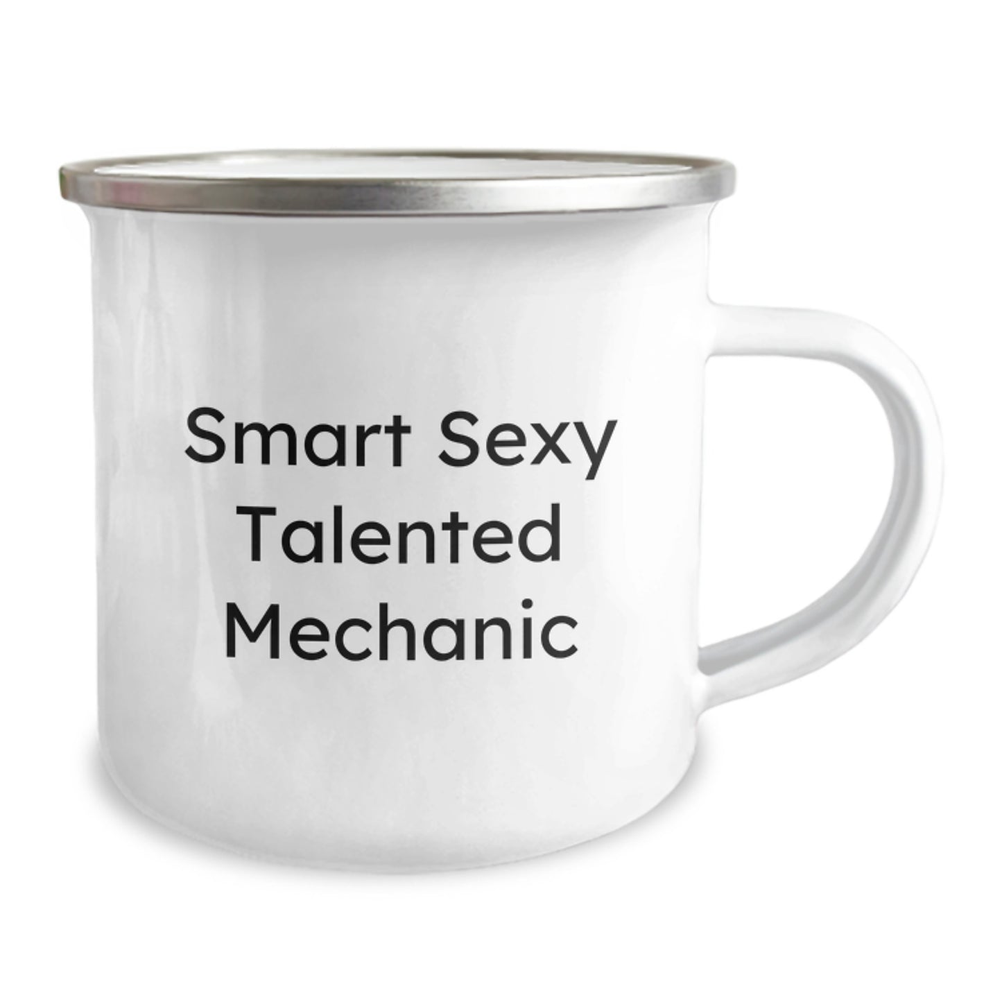 Funny Smart Sexy Talented Mechanic Gifts from Family for Mechanic's Birthday Unique Camping Mug - Image 2