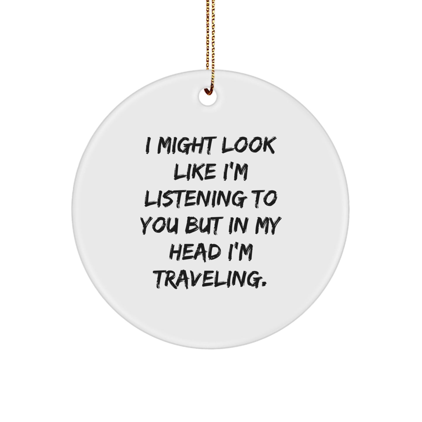 Funny Traveling Ornaments Gifts from Men to Friends or Family for Christmas - Image 1