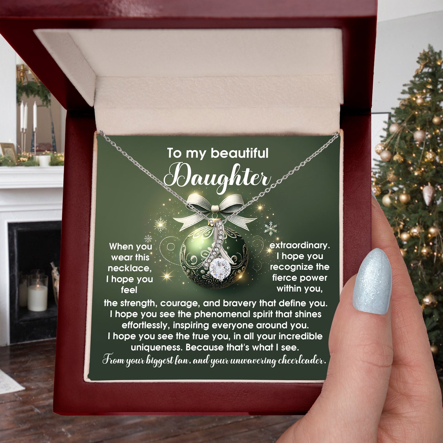 Gift for Daughter - Incredible Uniqueness - Love Knot Pendant Necklace - Mallard Moon Gift Shop