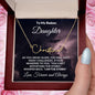To My Badass Daughter - I Am The Storm - Personalized Script Name Necklace - Mallard Moon Gift Shop