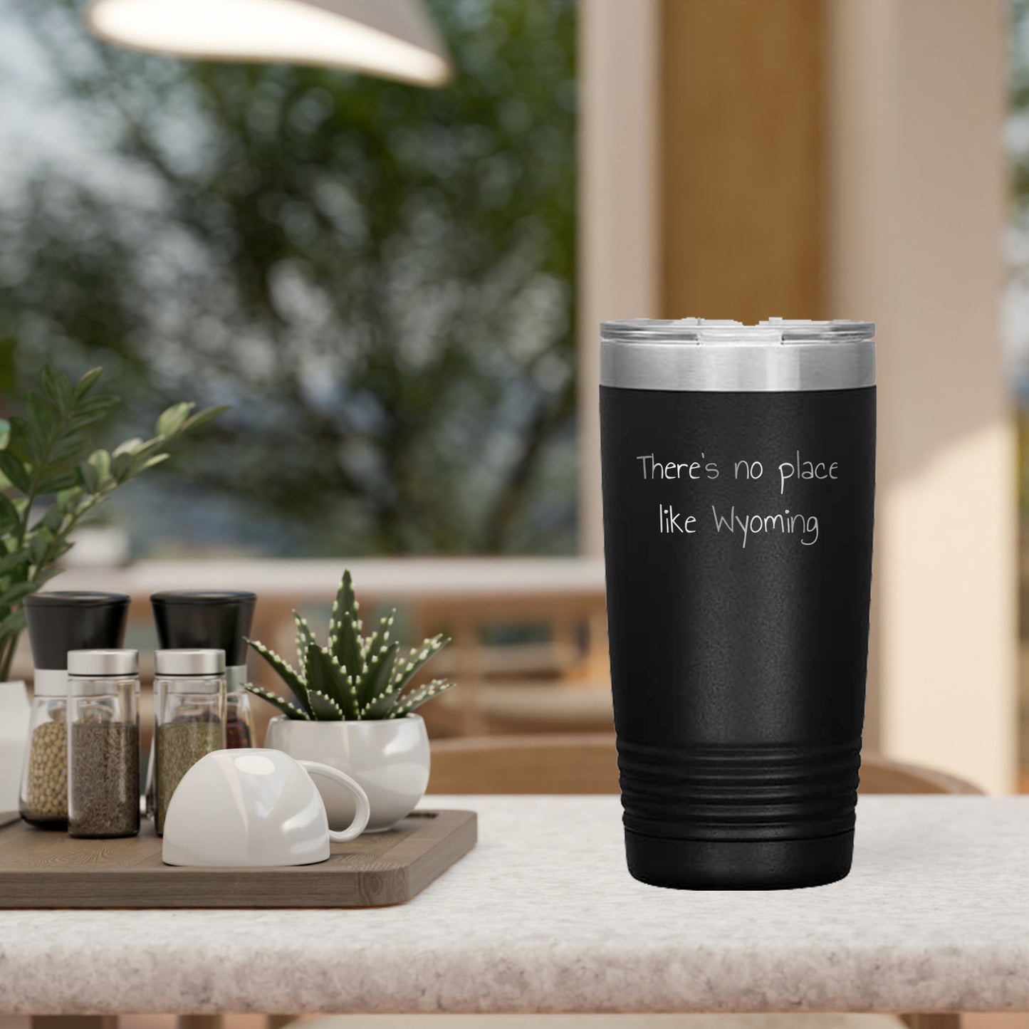 Wyoming Lovers Tumbler 'There's No Place Like Wyoming' Unique Gifts - Mallard Moon Gift Shop