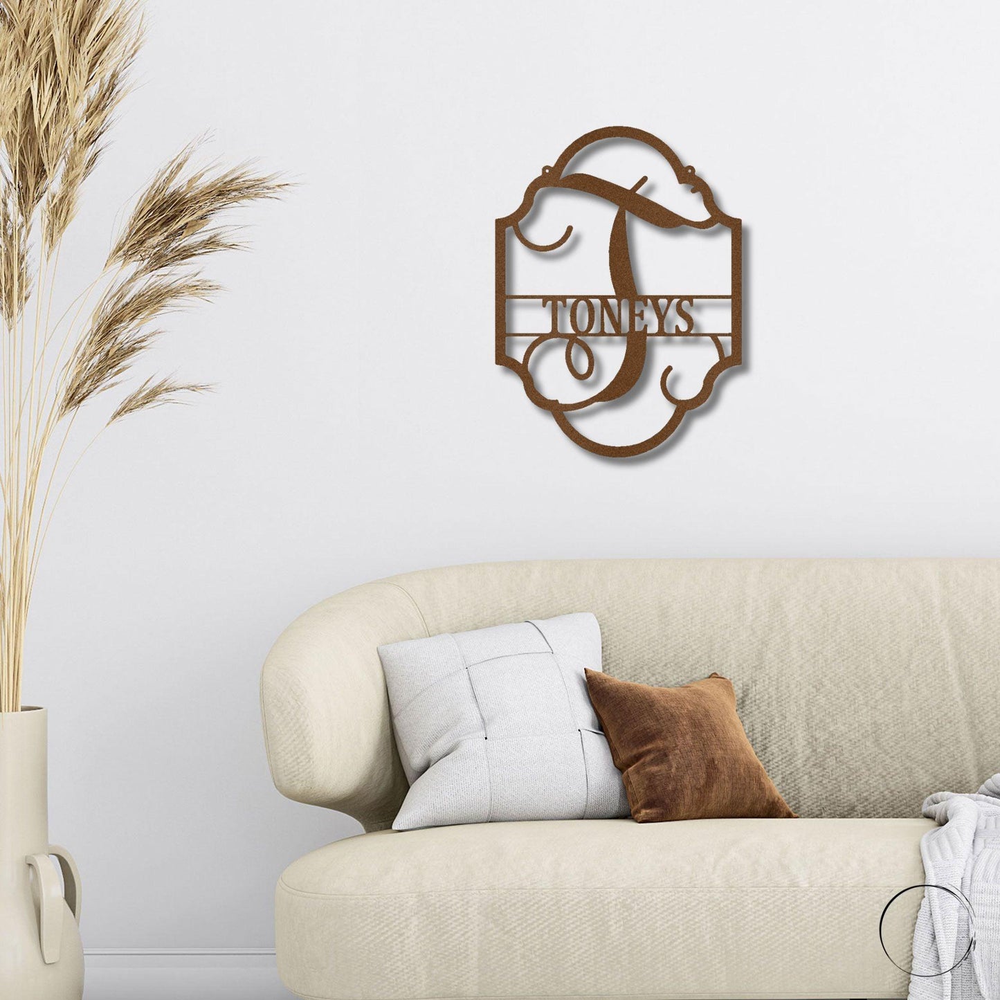 Family Name Plaque Personalized Metal Art Wall SignFamily Name Plaque - Steel Sign - Mallard Moon Gift Shop