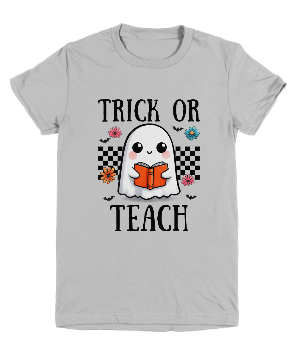 Halloween Trick or Teach Youth Tee Shirt - Mallard Moon Gift Shop