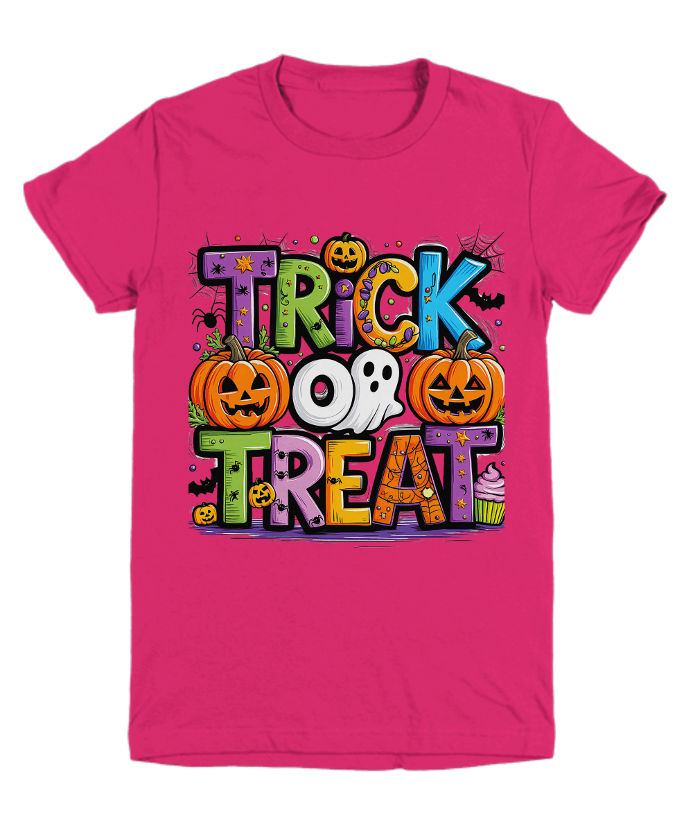 Halloween Trick or Treat Youth Tee Shirt - Mallard Moon Gift Shop