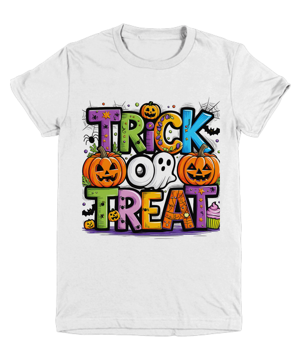 Halloween Trick or Treat Youth Tee Shirt - Mallard Moon Gift Shop