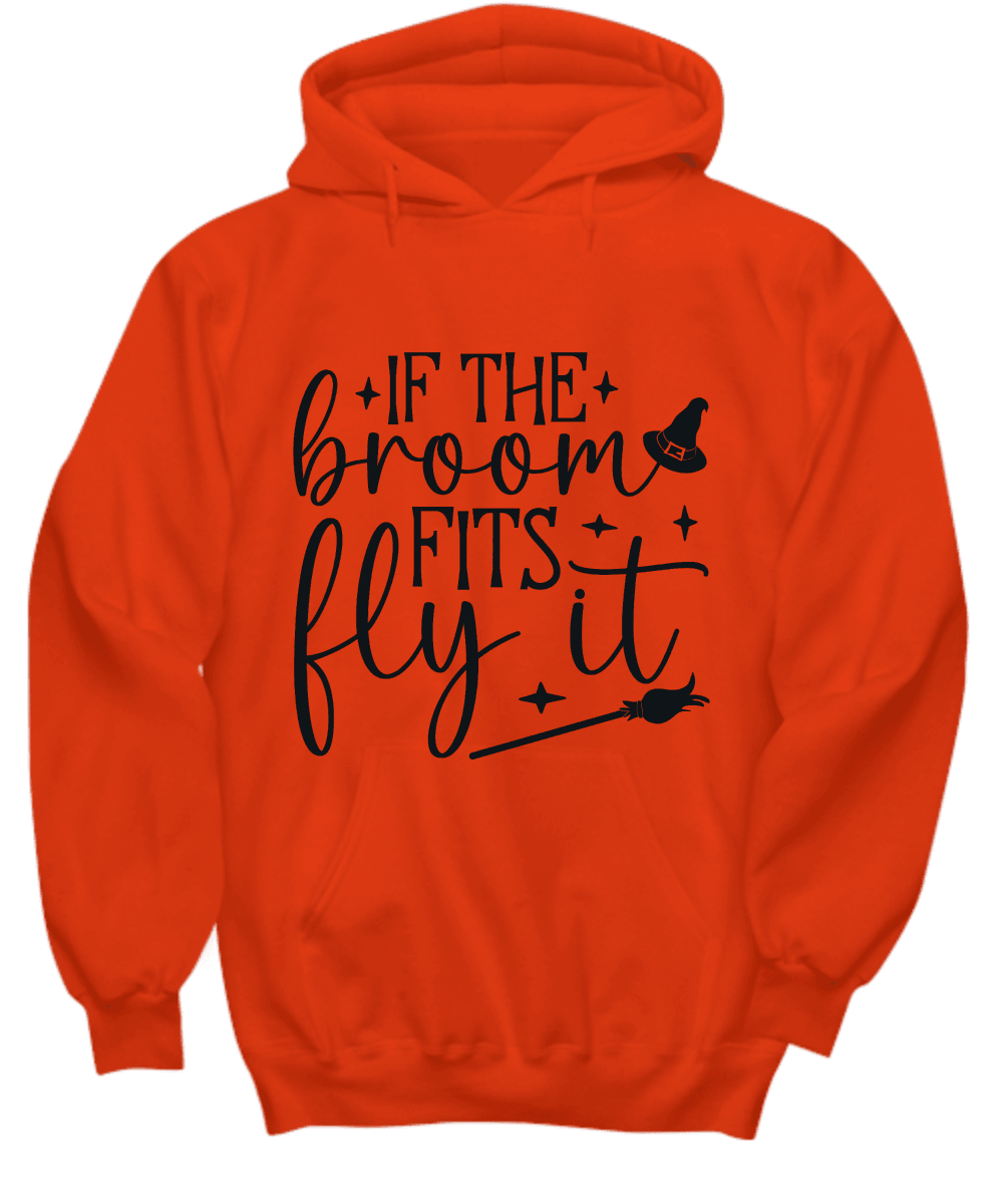 Halloween Hoodie- If the Boom Fits Fly It - Mallard Moon Gift Shop