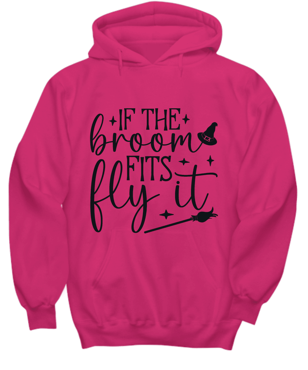 Halloween Hoodie- If the Boom Fits Fly It - Mallard Moon Gift Shop