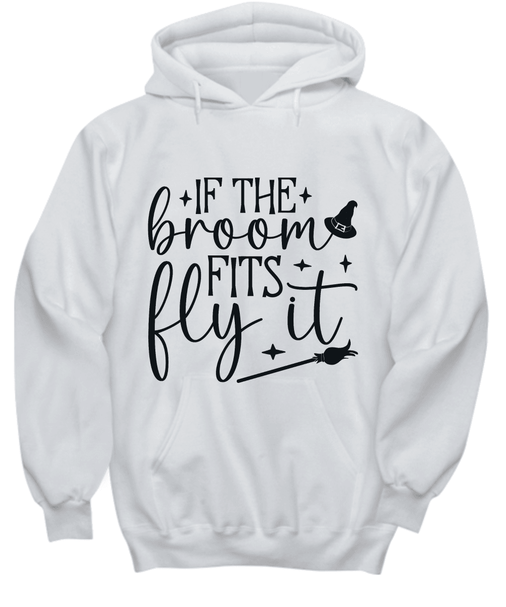 Halloween Hoodie- If the Boom Fits Fly It - Mallard Moon Gift Shop
