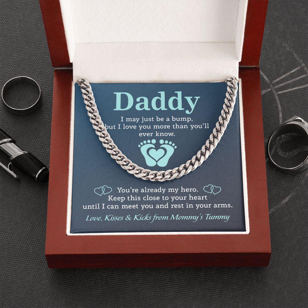 Gift for Daddy Keep this Close to Your Heart Love, the Bump - Mallard Moon Gift Shop