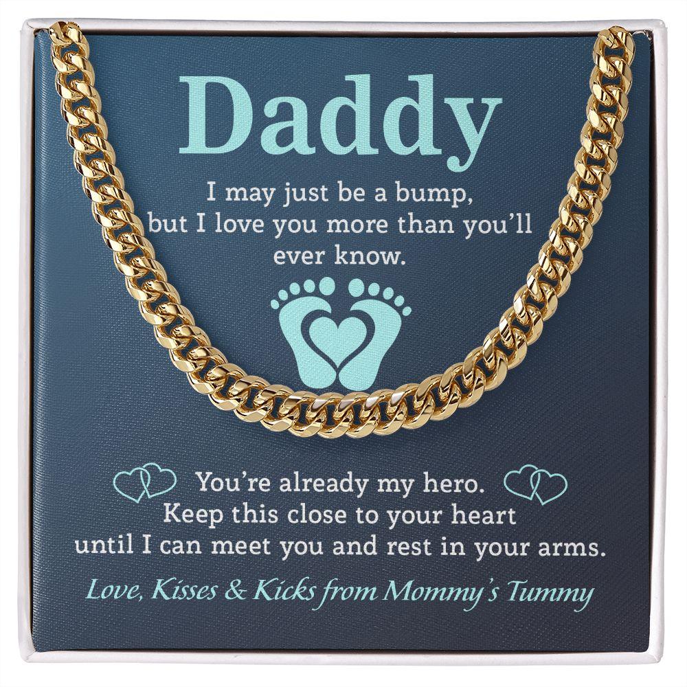 Gift for Daddy Keep this Close to Your Heart Love, the Bump - Mallard Moon Gift Shop