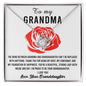 Gift For Grandma from Proud Granddaughter Love Knot Pendant Necklace - Mallard Moon Gift Shop
