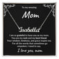 Gift for Mom Unspoken Words Custom Name Necklace - Mallard Moon Gift Shop