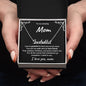 Gift for Mom Unspoken Words Custom Name Necklace - Mallard Moon Gift Shop