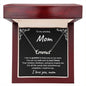 Gift for Mom Unspoken Words Custom Name Necklace - Mallard Moon Gift Shop