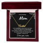 Gift for Mom Unspoken Words Custom Name Necklace - Mallard Moon Gift Shop