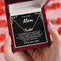 Gift for Mom Unspoken Words Custom Name Necklace - Mallard Moon Gift Shop