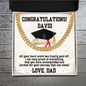 Graduation Gift for Son from Mom and Dad Personalized Cuban Link Chain Necklace - Mallard Moon Gift Shop